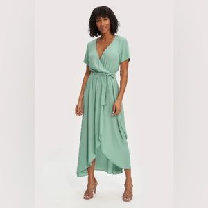 Noize Flowy, Belted Summer Robin Dress in Surf, Size Women’s Small